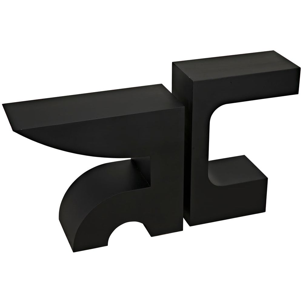 Shiba Console, Black Iron by NOIR