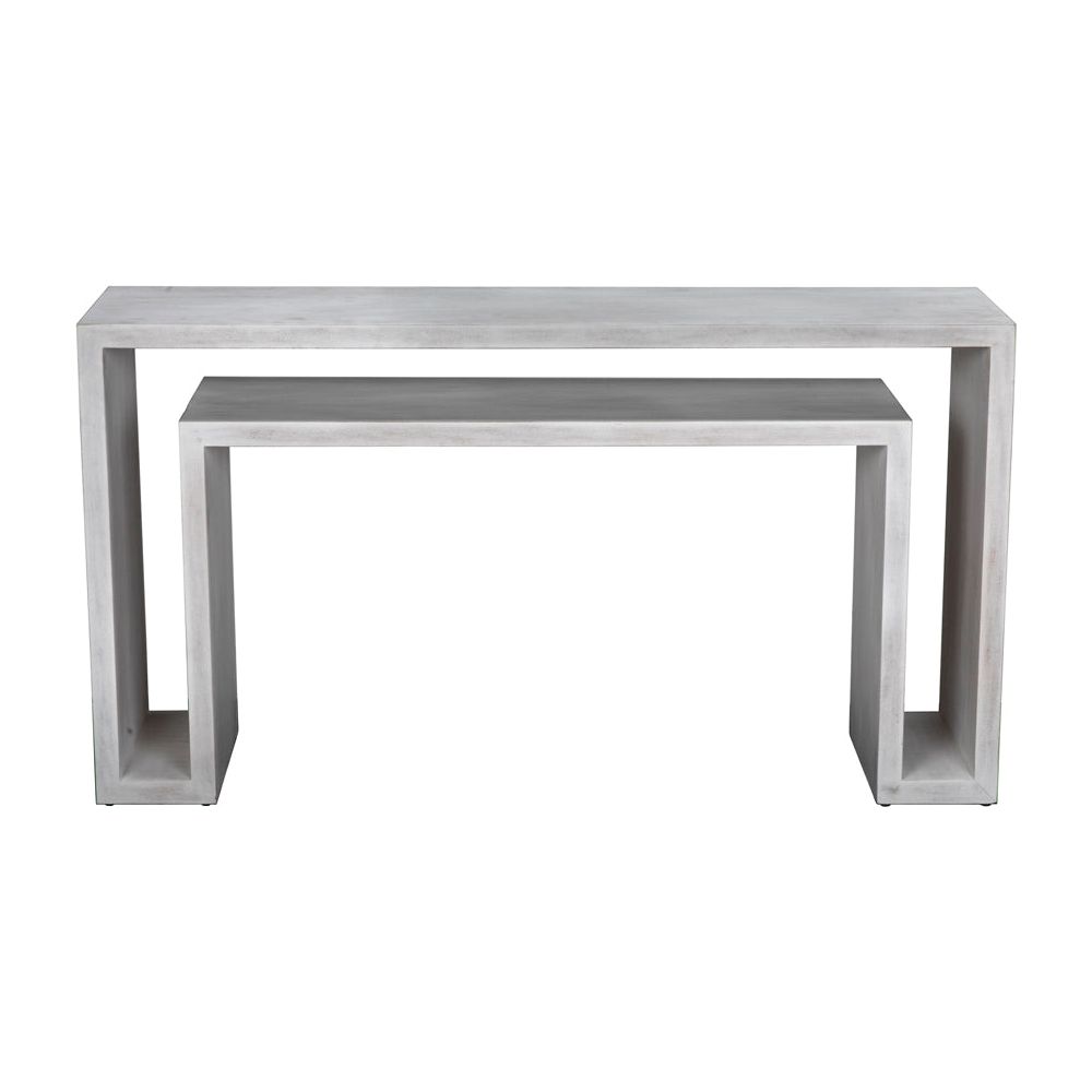 Caine Console, White Wash by NOIR