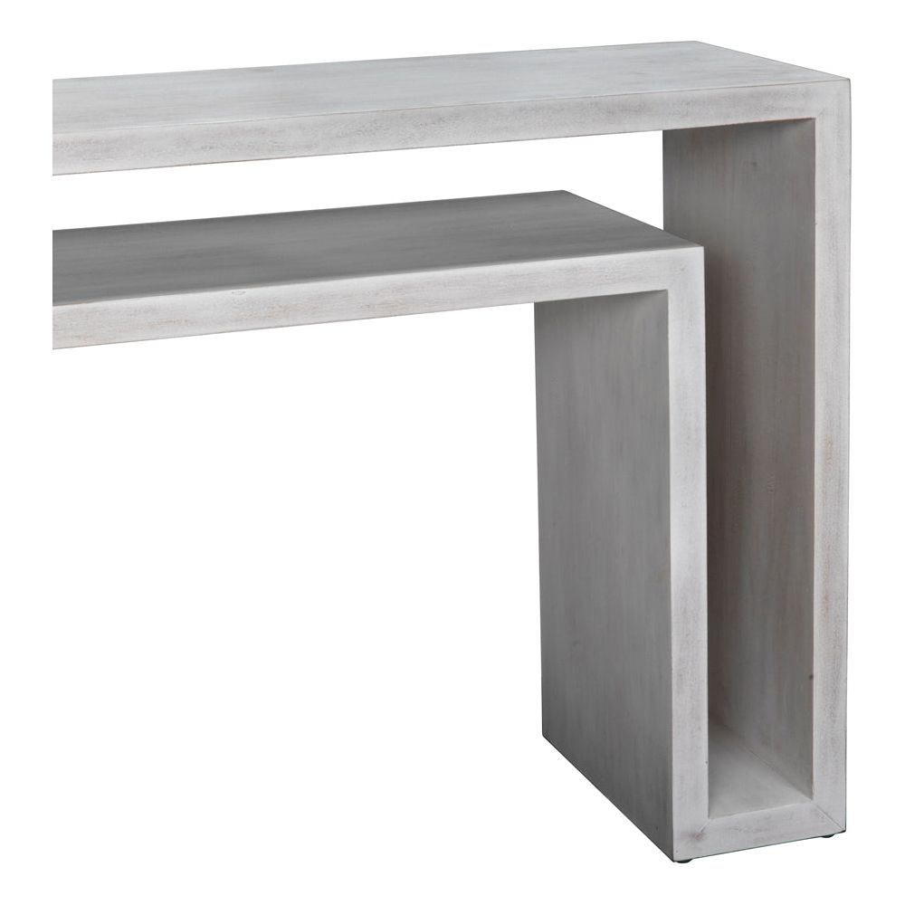 Caine Console, White Wash by NOIR