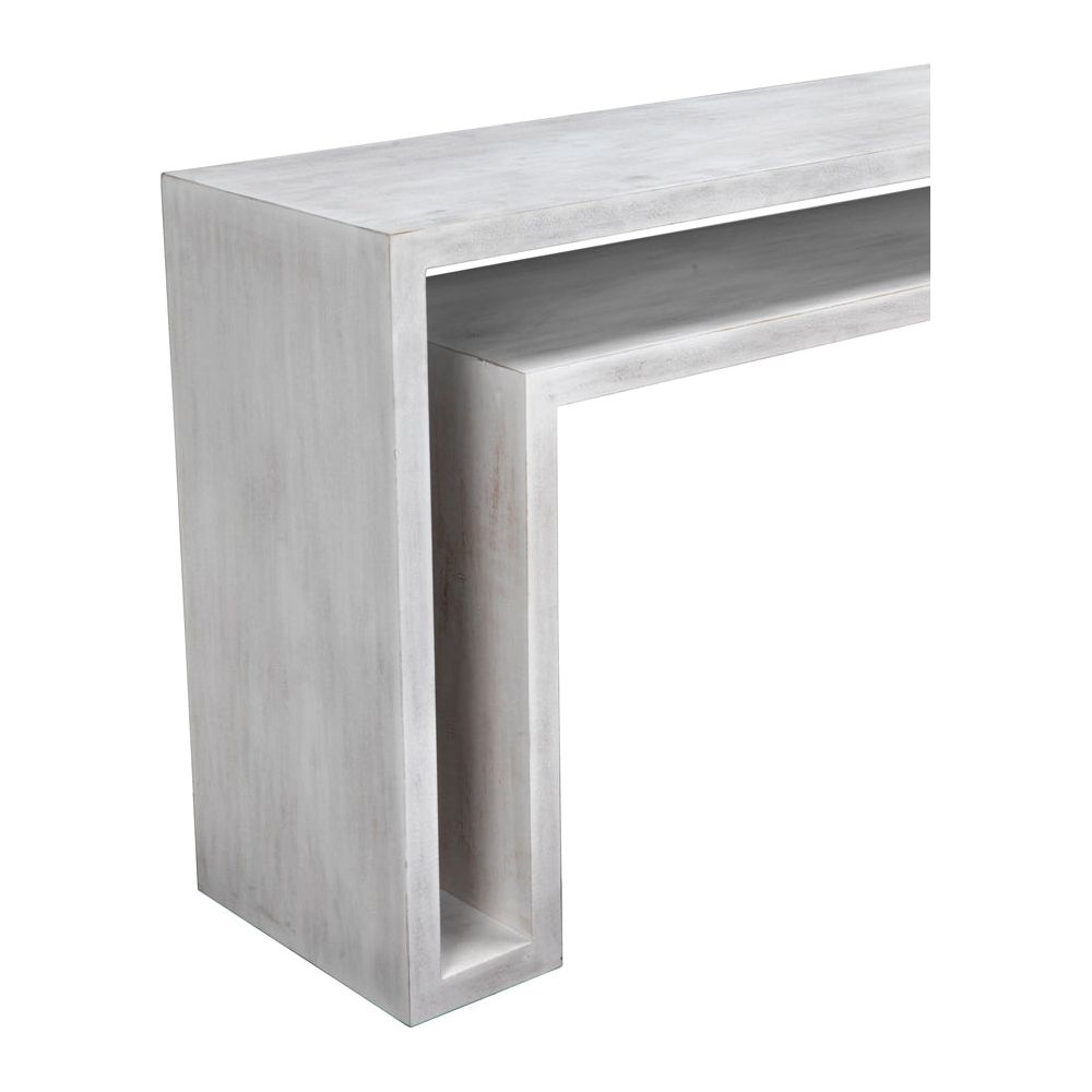 Caine Console, White Wash by NOIR