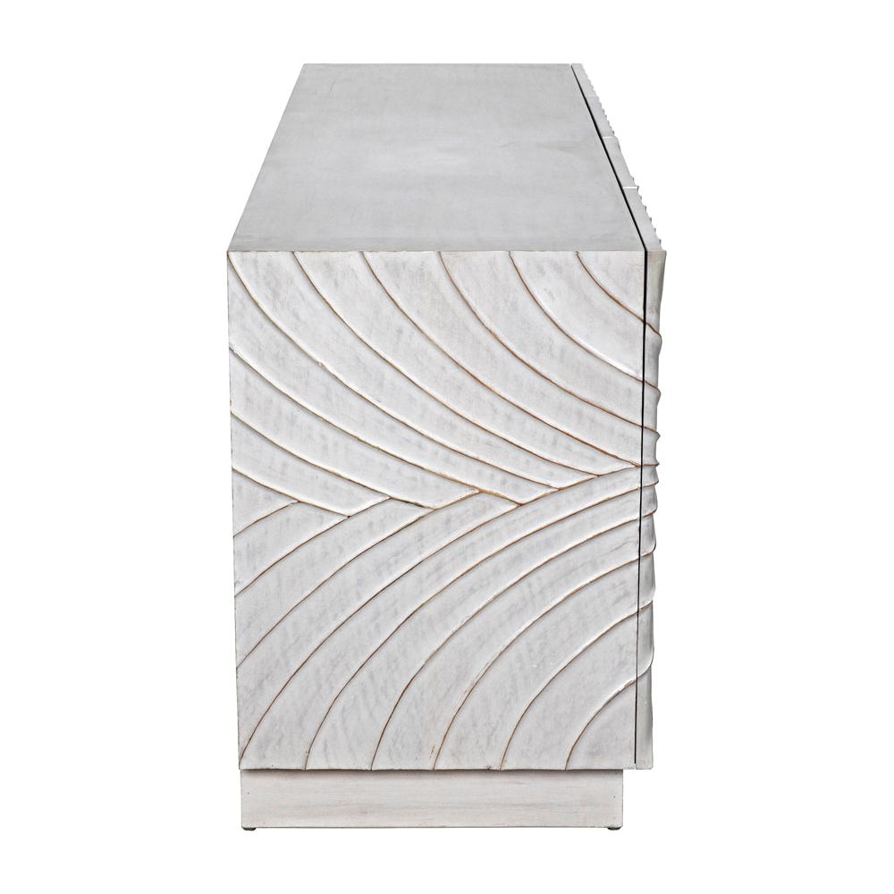 Cavalier Sideboard, White Wash by NOIR