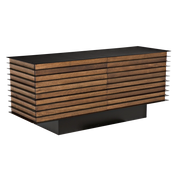 Elevation Sideboard, Dark Walnut and Iron by NOIR