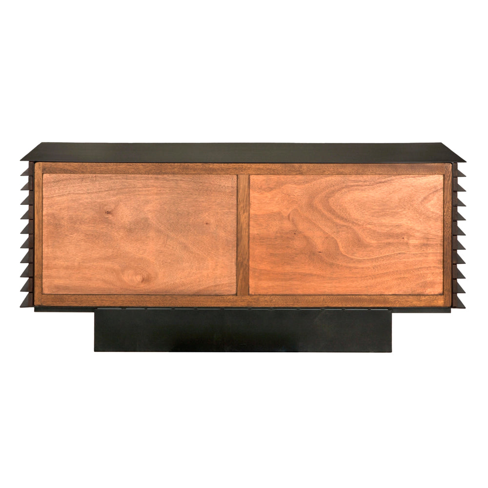 Elevation Sideboard, Dark Walnut and Iron by NOIR