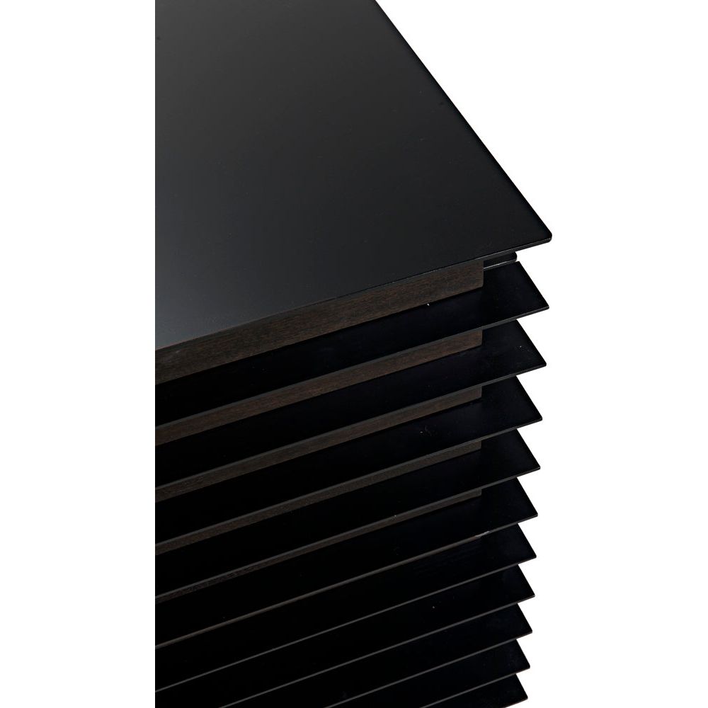 Elevation Sideboard, Ebony Walnut with Iron by NOIR