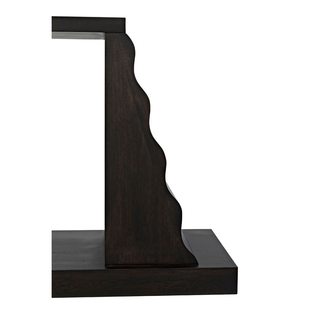 Aurora Console, Ebony Walnut by NOIR