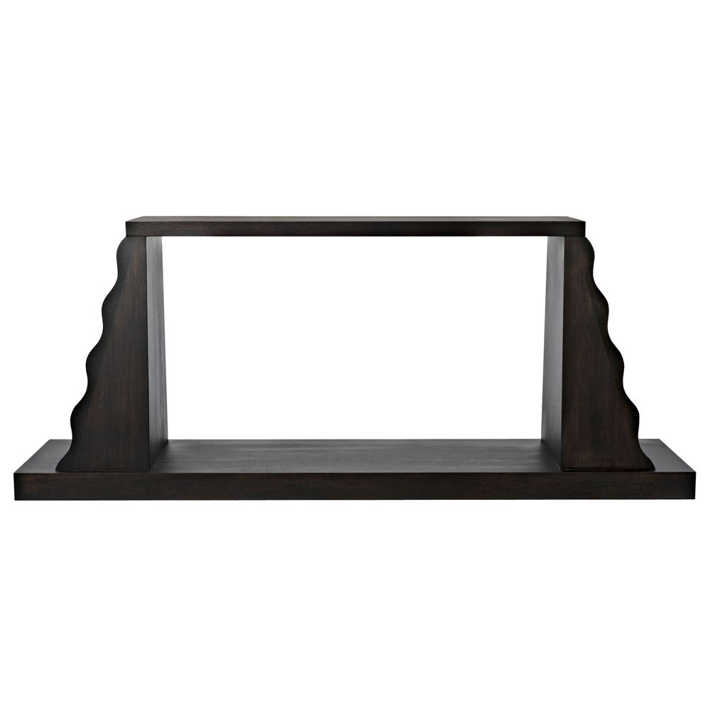 Aurora Console, Ebony Walnut by NOIR