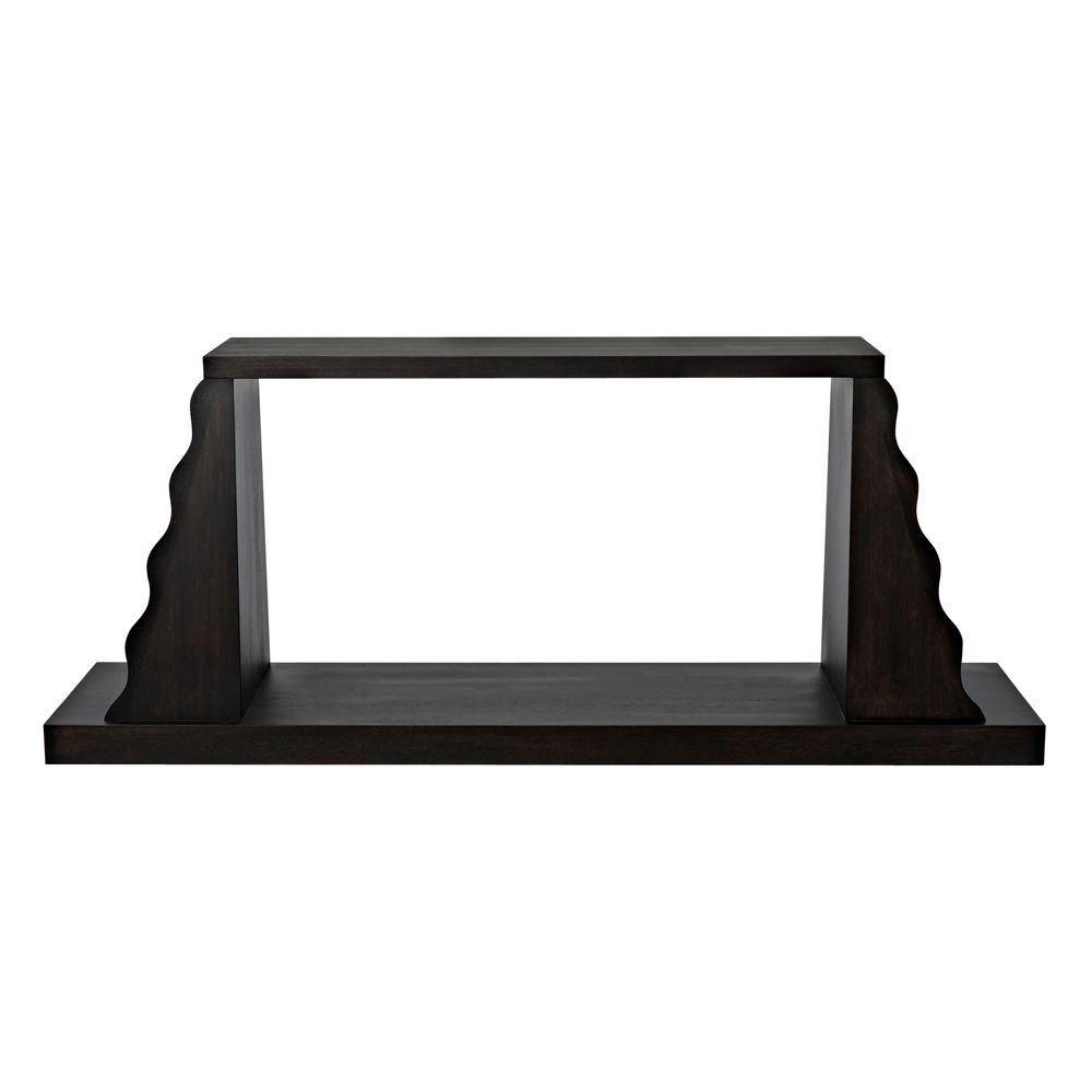 Aurora Console, Ebony Walnut by NOIR