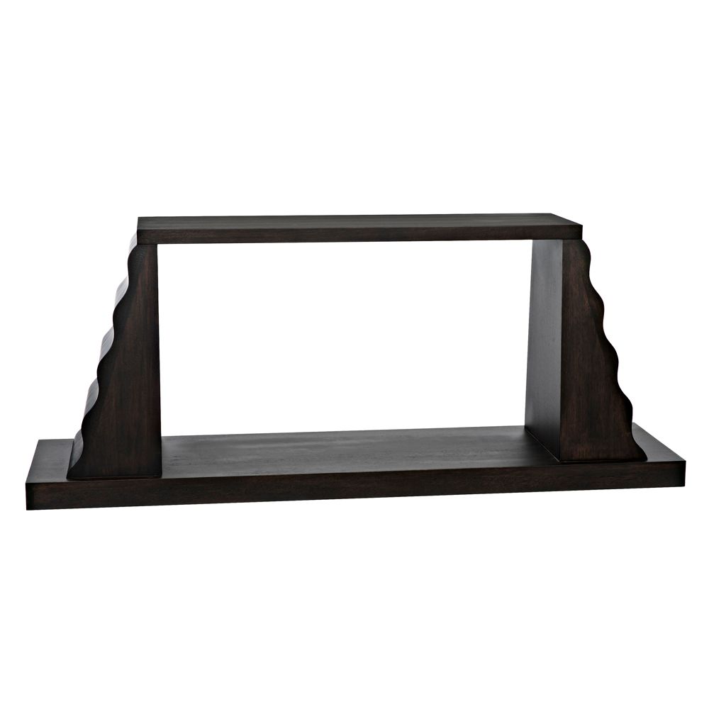Aurora Console, Ebony Walnut by NOIR