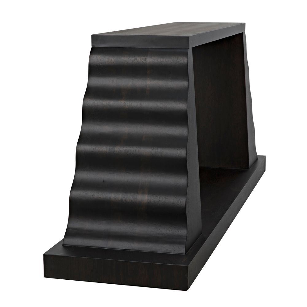 Aurora Console, Ebony Walnut by NOIR