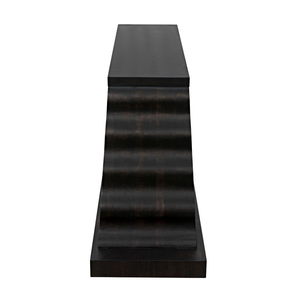Aurora Console, Ebony Walnut by NOIR