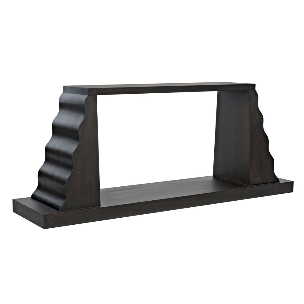 Aurora Console, Ebony Walnut by NOIR