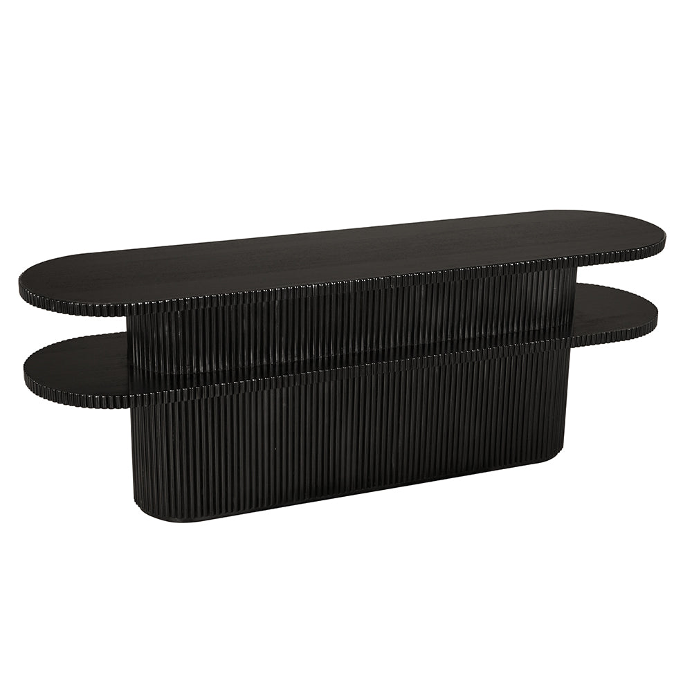 Parker Console, Hand Rubbed Black by NOIR