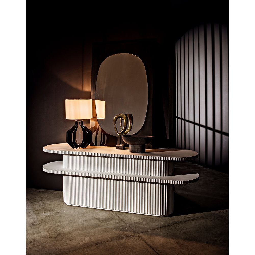 Parker Console, White Wash by NOIR