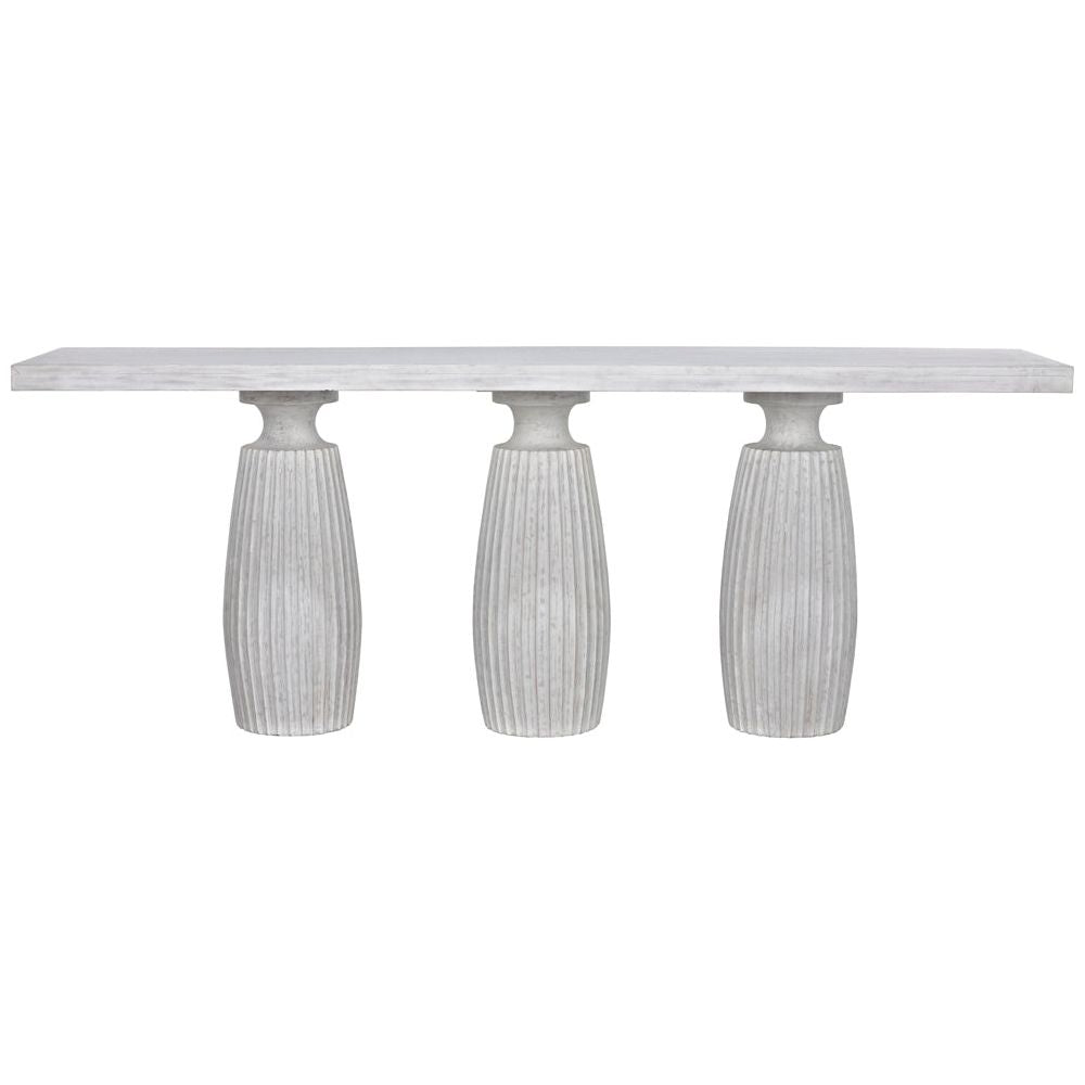Evelyn Console, White Wash by NOIR