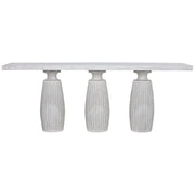Evelyn Console, White Wash by NOIR