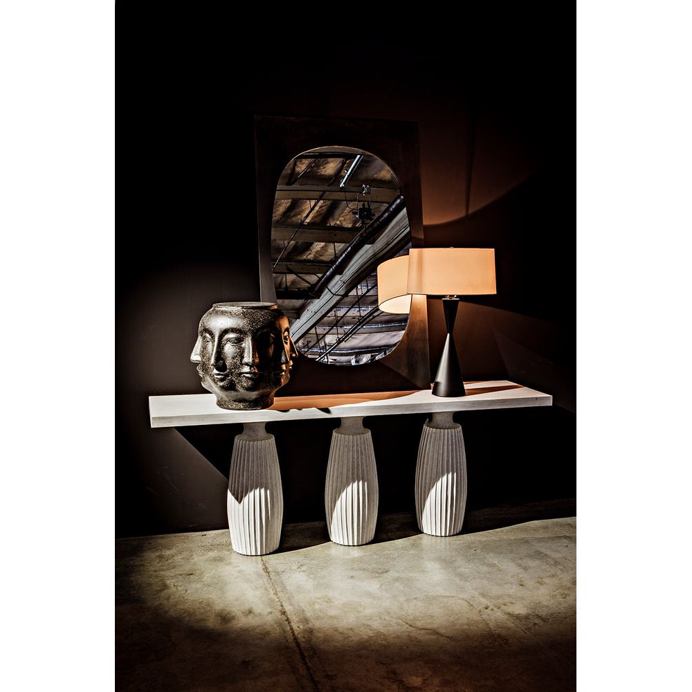 Evelyn Console, White Wash by NOIR
