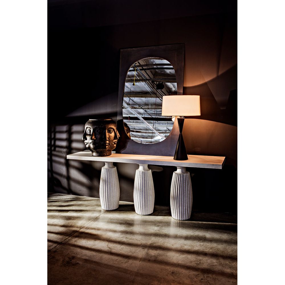 Evelyn Console, White Wash by NOIR