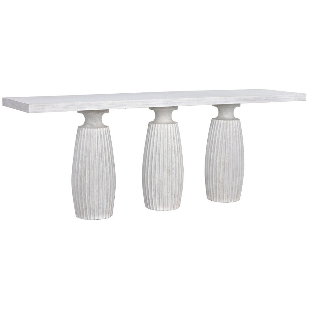 Evelyn Console, White Wash by NOIR