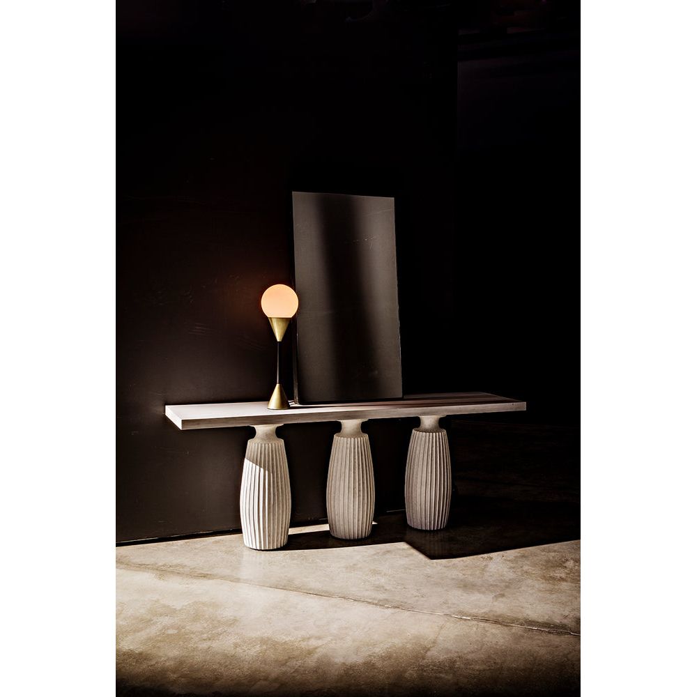 Evelyn Console, White Wash by NOIR