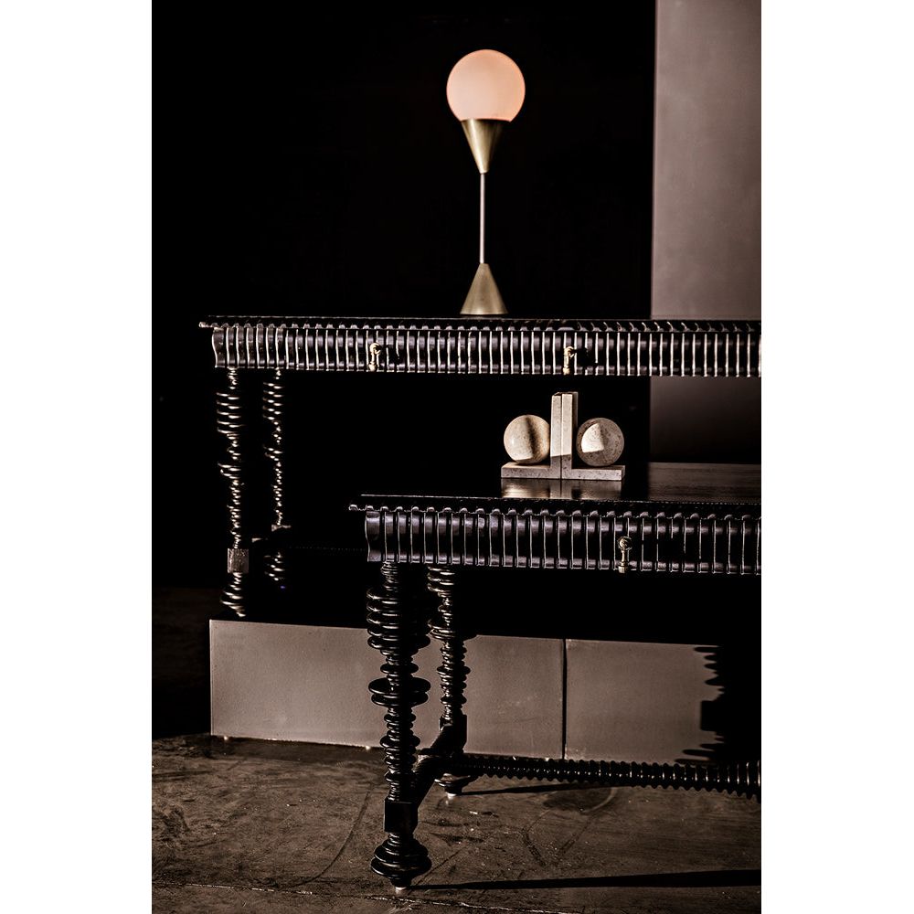 Portuguese Console, Hand Rubbed Black by NOIR