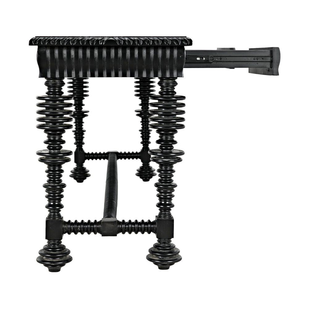 Portuguese Console, Hand Rubbed Black by NOIR
