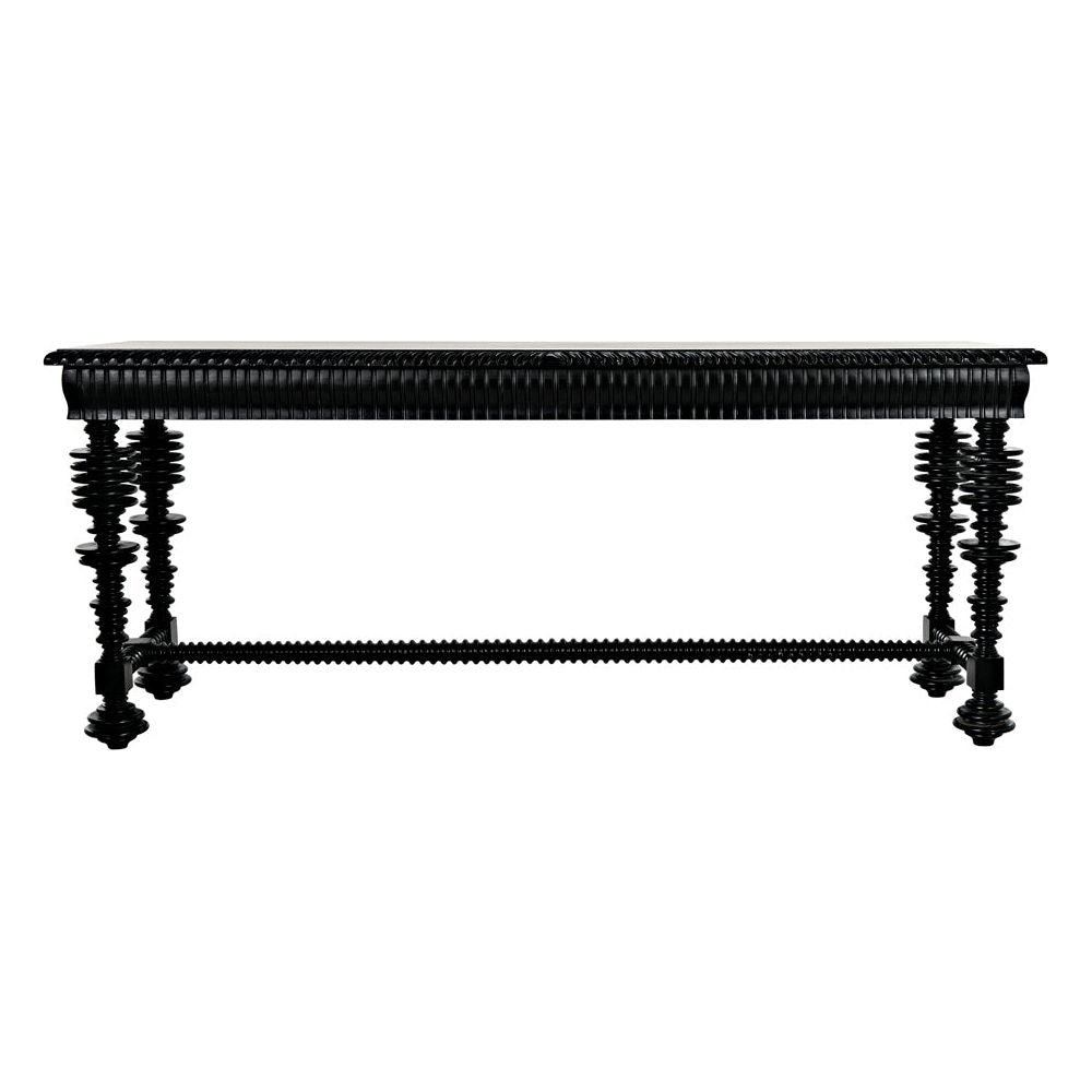 Portuguese Console, Hand Rubbed Black by NOIR