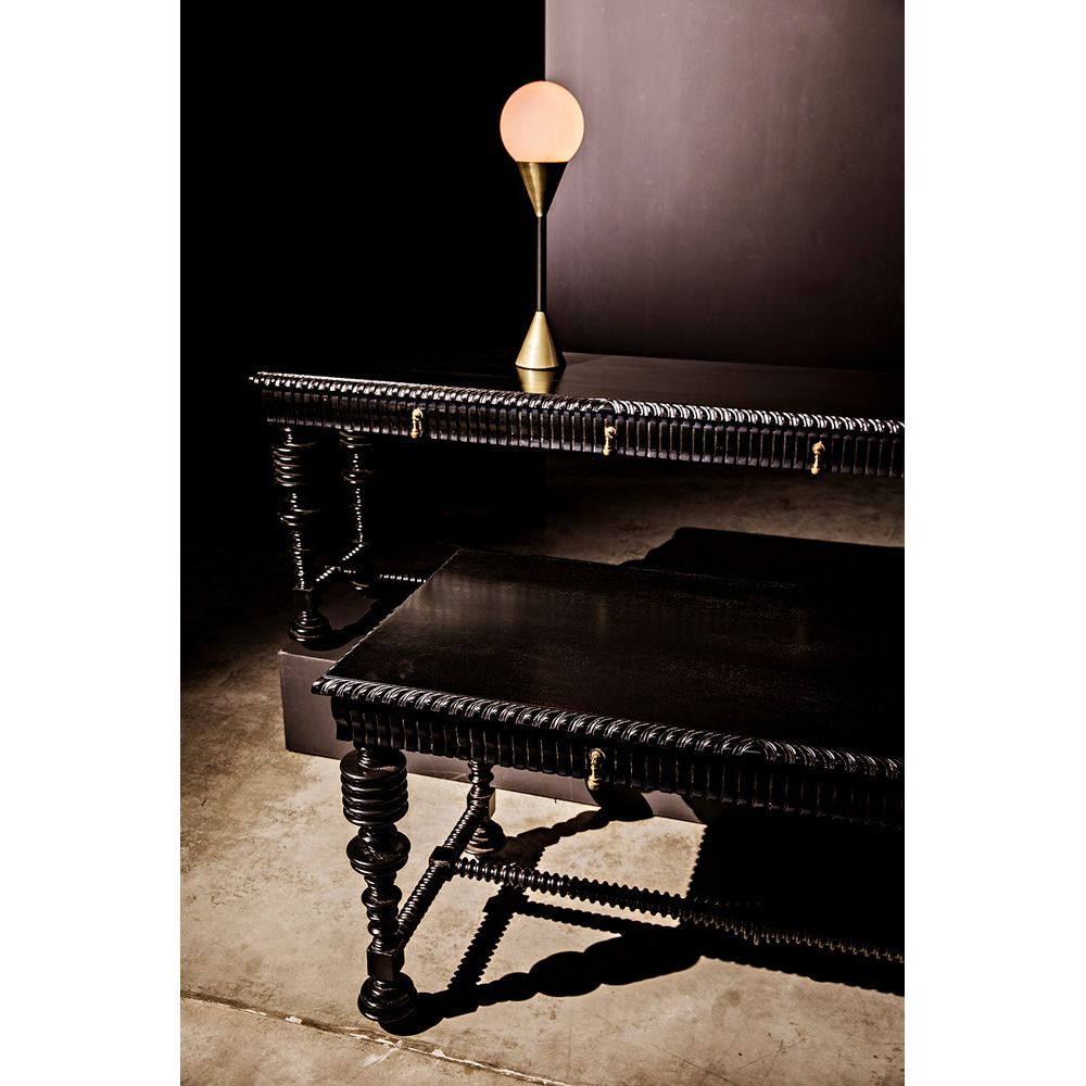Portuguese Console, Hand Rubbed Black by NOIR