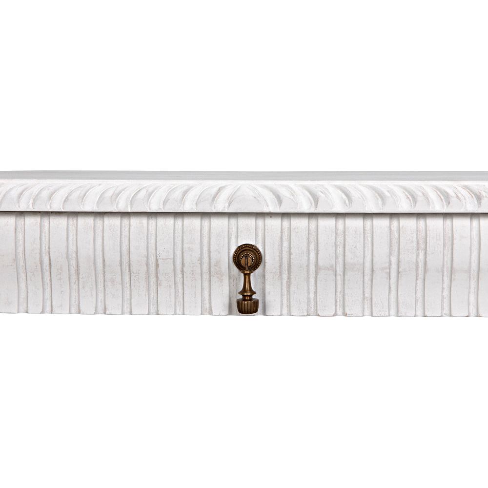 Portuguese Console, White Wash by NOIR