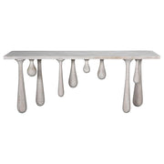 Drop Console, White Wash by NOIR