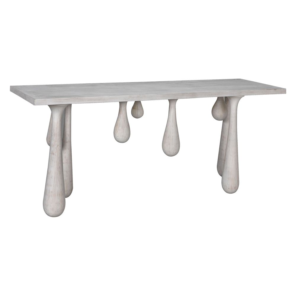 Drop Console, White Wash by NOIR