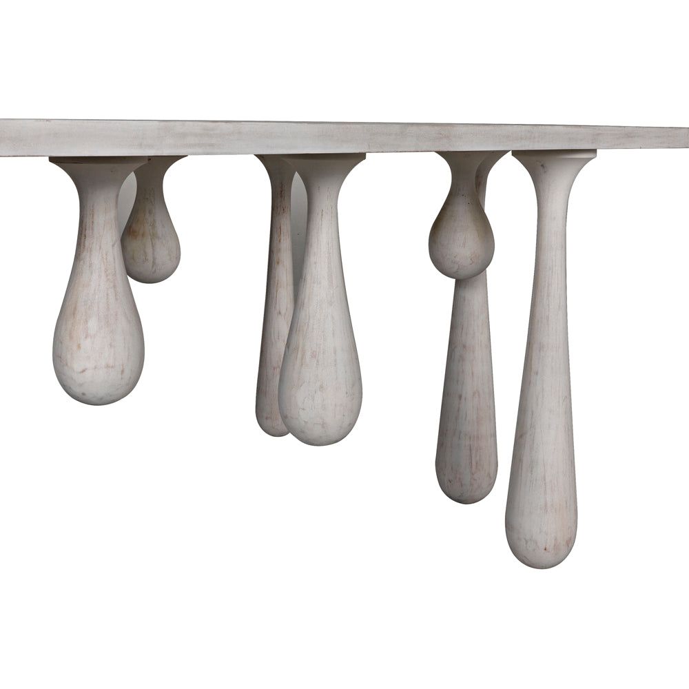 Drop Console, White Wash by NOIR