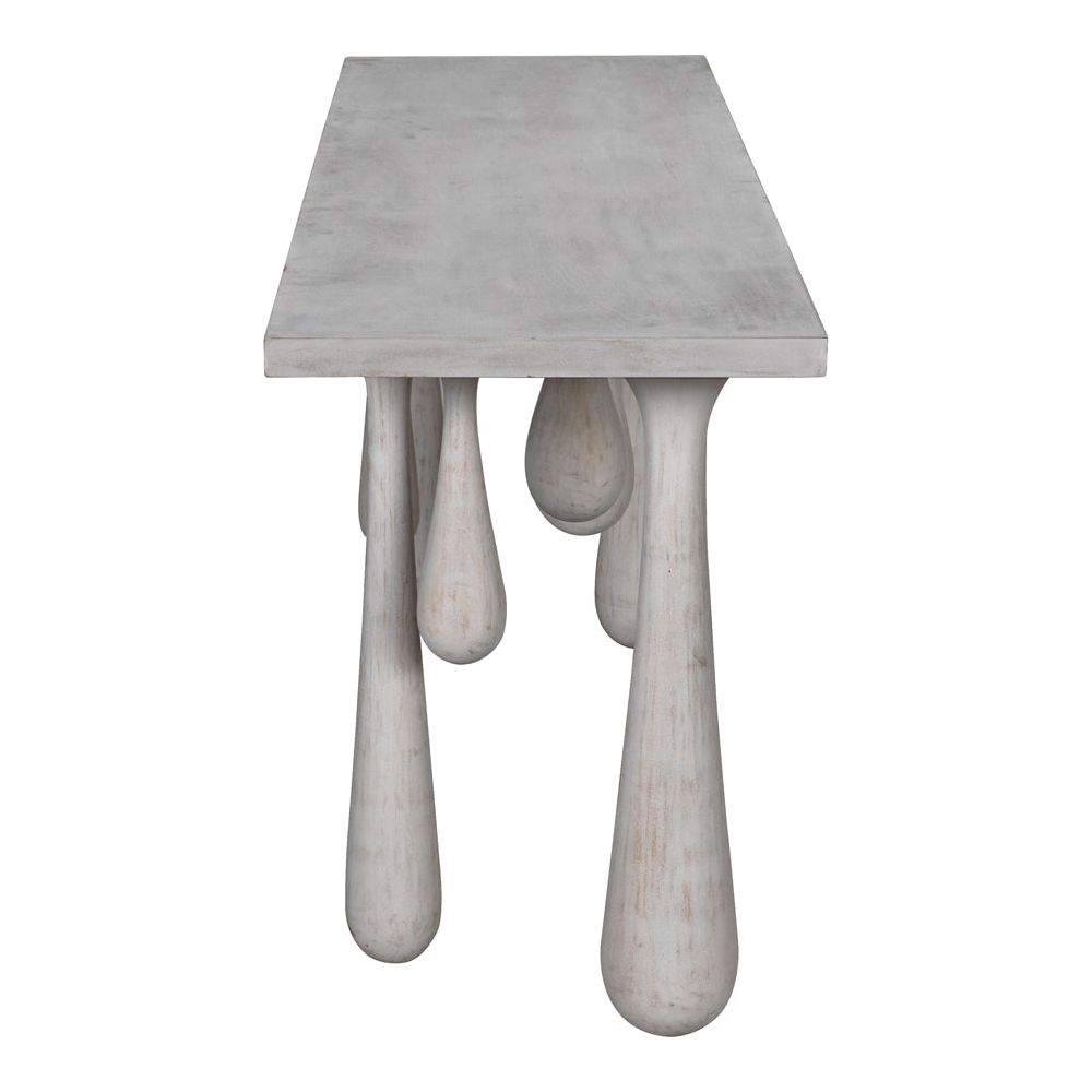Drop Console, White Wash by NOIR