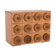 Lego Sideboard with 3 Drawers, Dark Walnut by NOIR