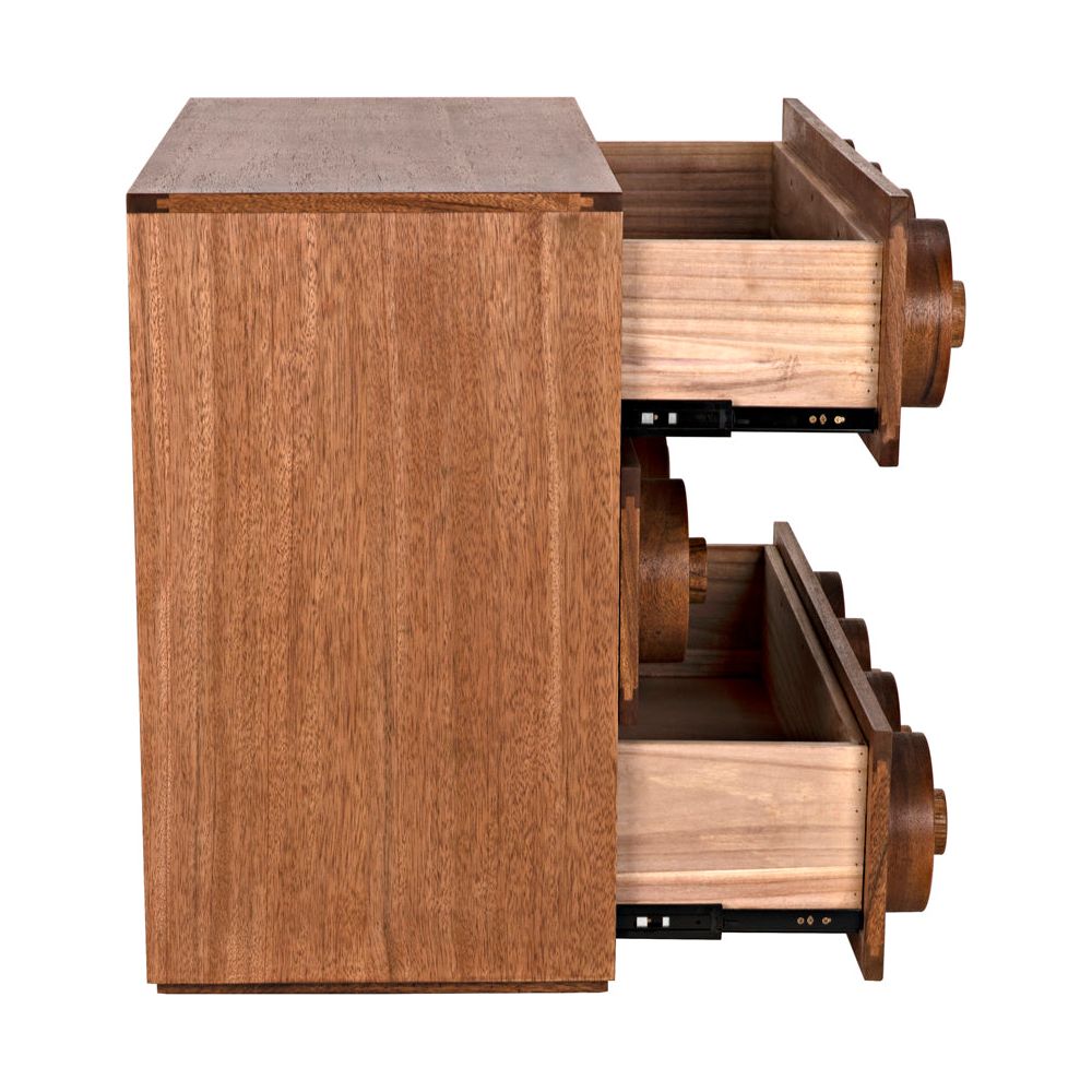 Lego Sideboard with 3 Drawers, Dark Walnut by NOIR