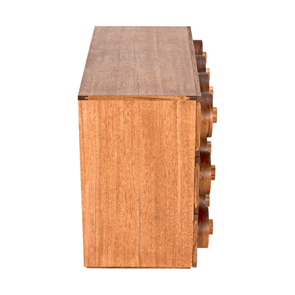 Lego Sideboard with 3 Drawers, Dark Walnut by NOIR
