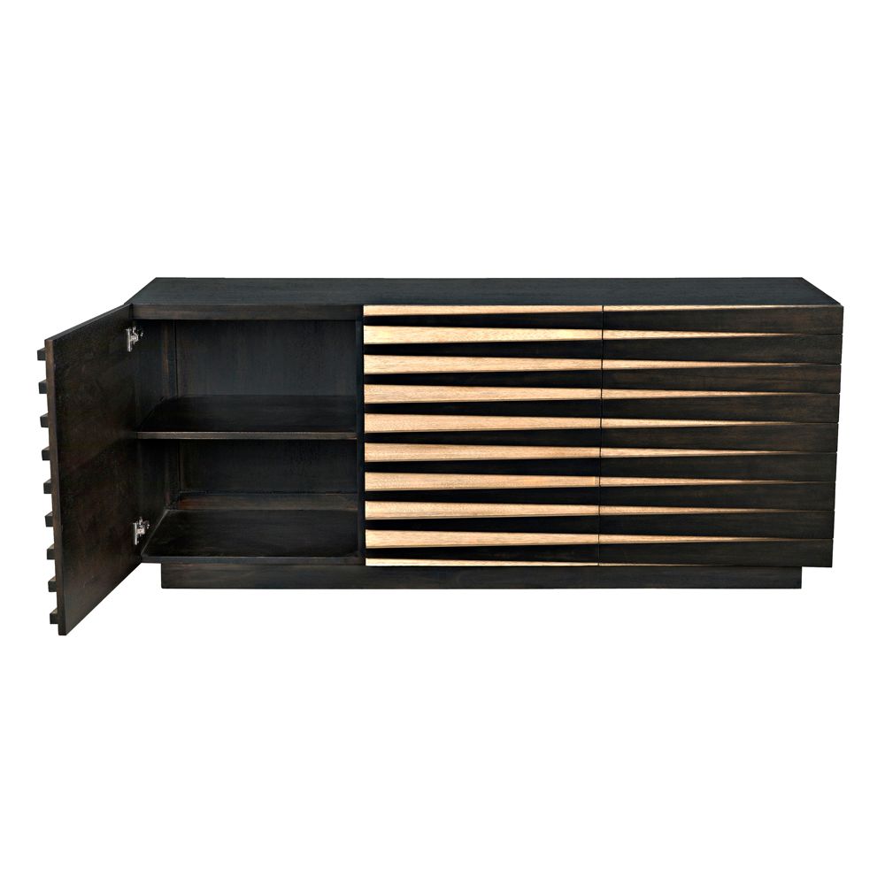 Tyson Sideboard, Ebony Walnut by NOIR
