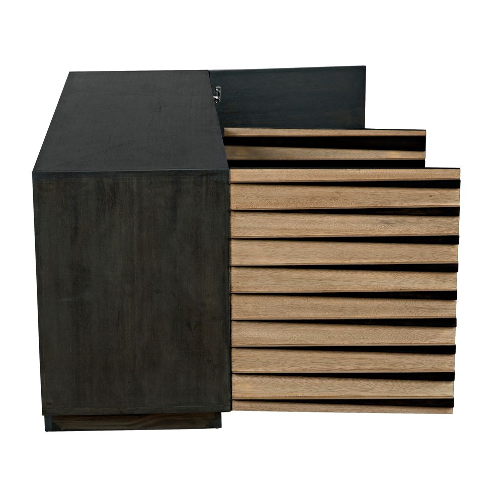 Tyson Sideboard, Ebony Walnut by NOIR