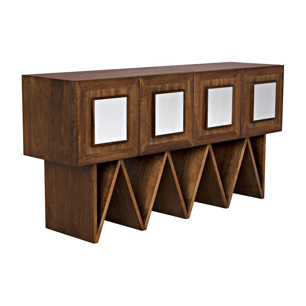 Jean-Michel Sideboard, Dark Walnut with Mirror by NOIR