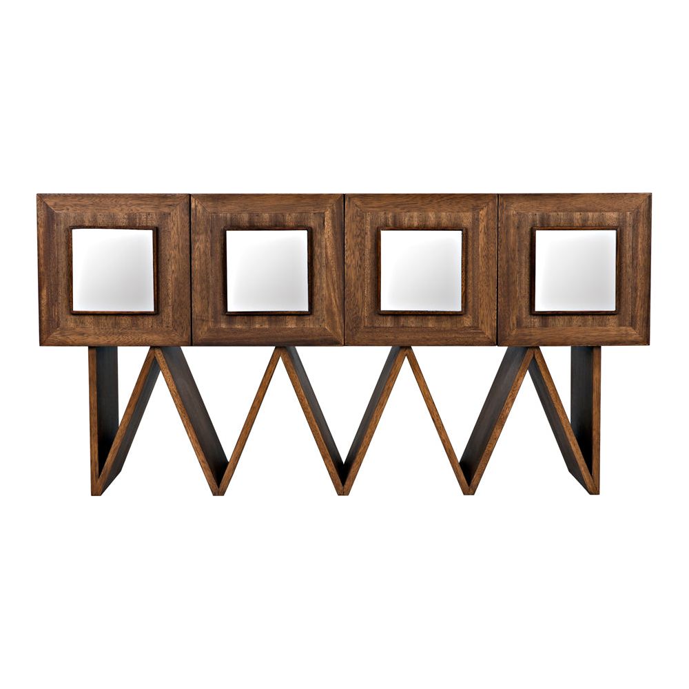 Jean-Michel Sideboard, Dark Walnut with Mirror by NOIR
