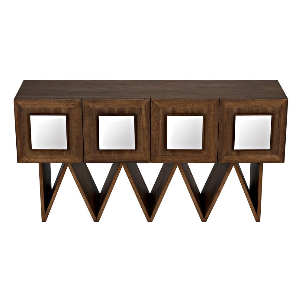 Jean-Michel Sideboard, Dark Walnut with Mirror by NOIR