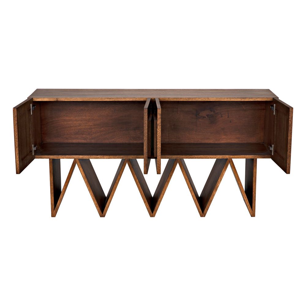 Jean-Michel Sideboard, Dark Walnut with Mirror by NOIR