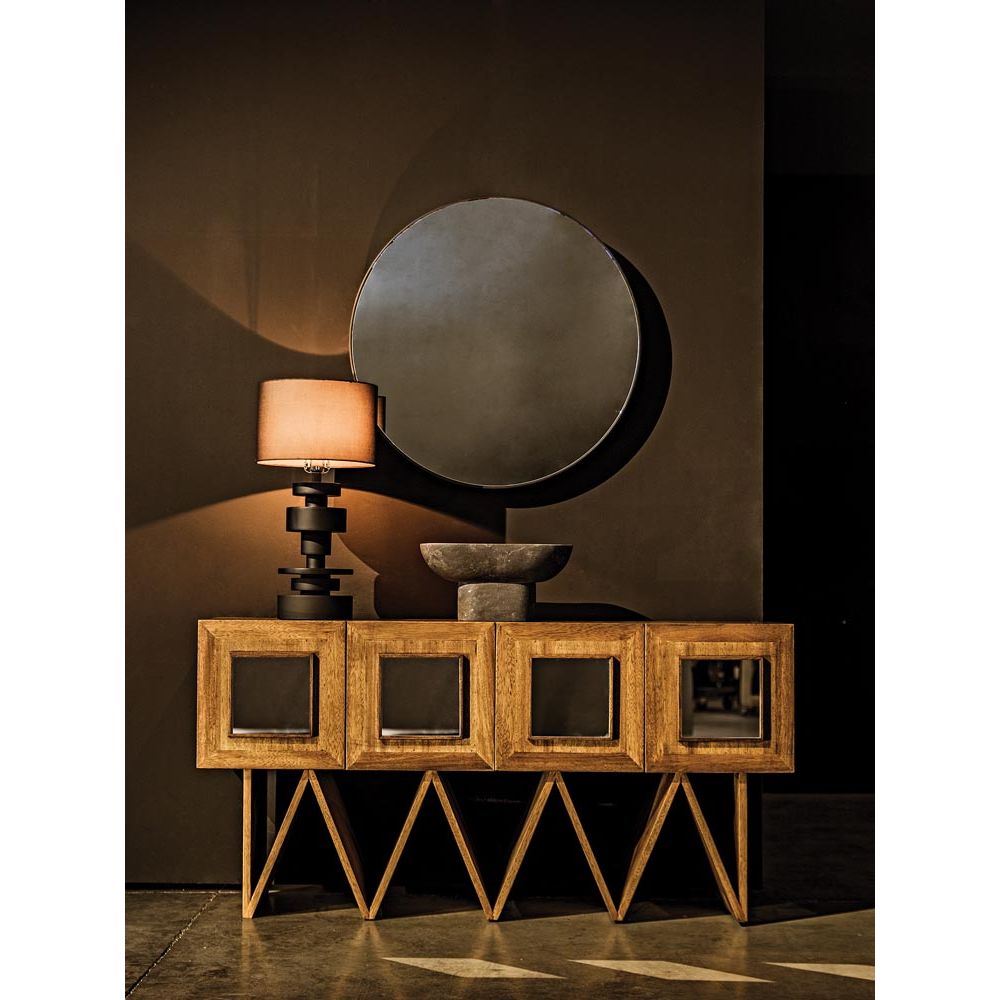 Jean-Michel Sideboard, Dark Walnut with Mirror by NOIR