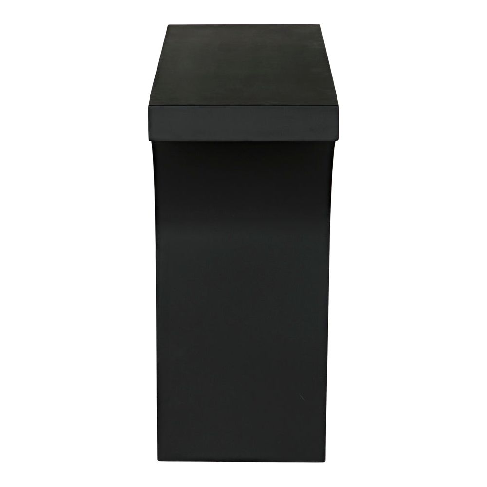 Maximus Console/Side Table, Black Iron by NOIR