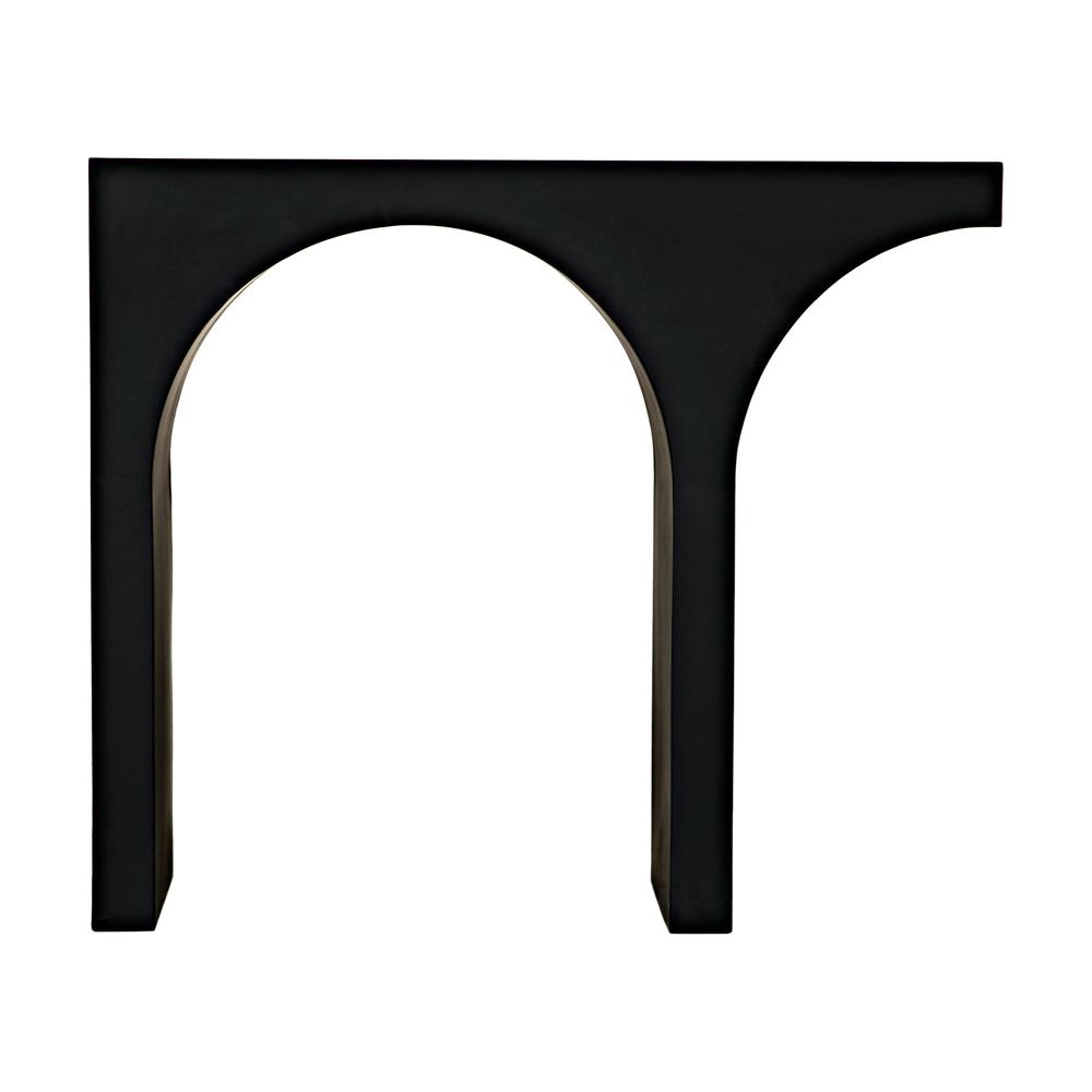 Maximus Console/Side Table, Black Iron by NOIR