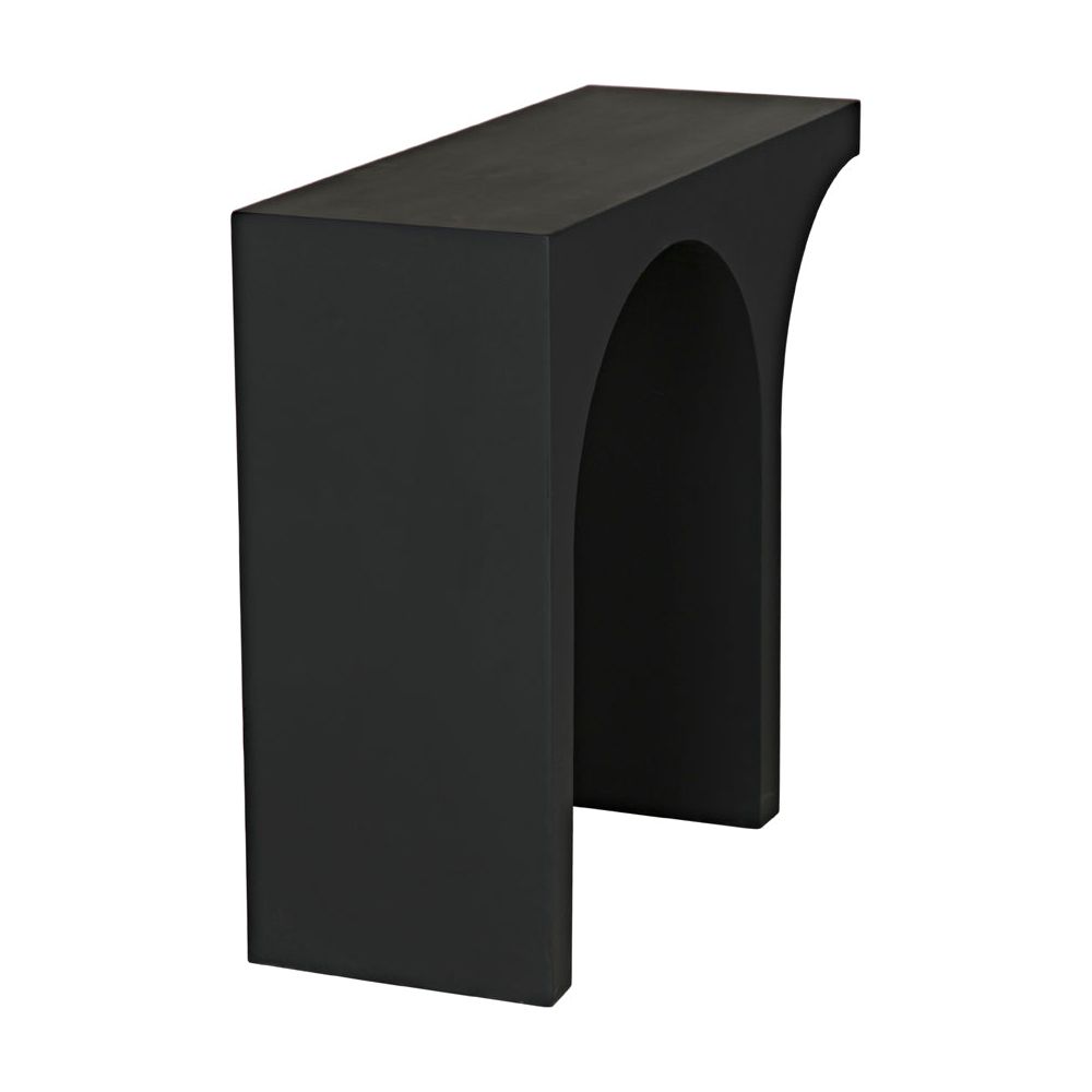 Maximus Console/Side Table, Black Iron by NOIR