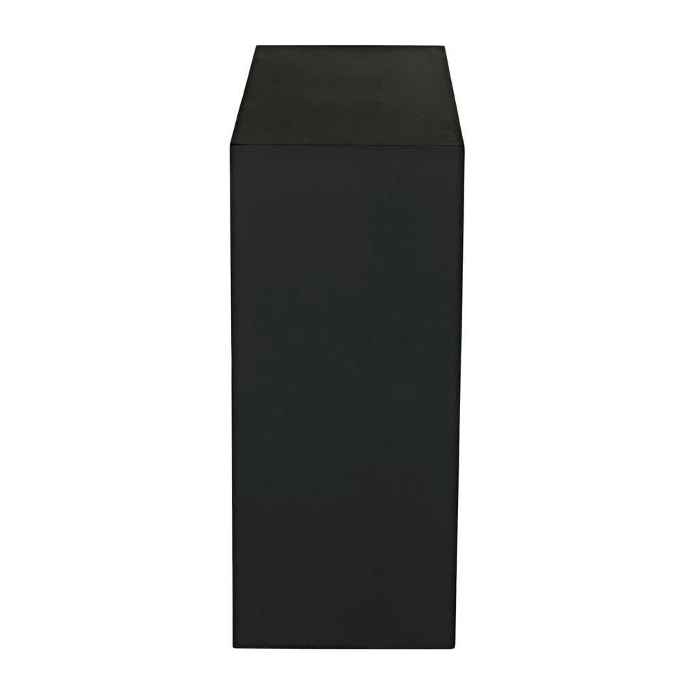 Maximus Console/Side Table, Black Iron by NOIR