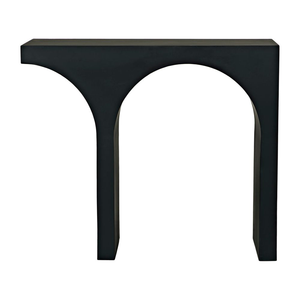 Maximus Console/Side Table, Black Iron by NOIR