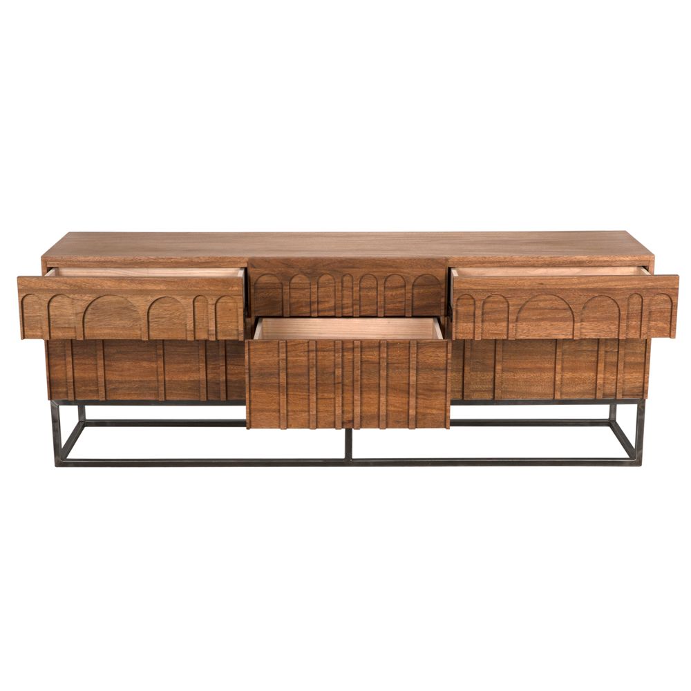 Casanova Sideboard, Dark Walnut by NOIR