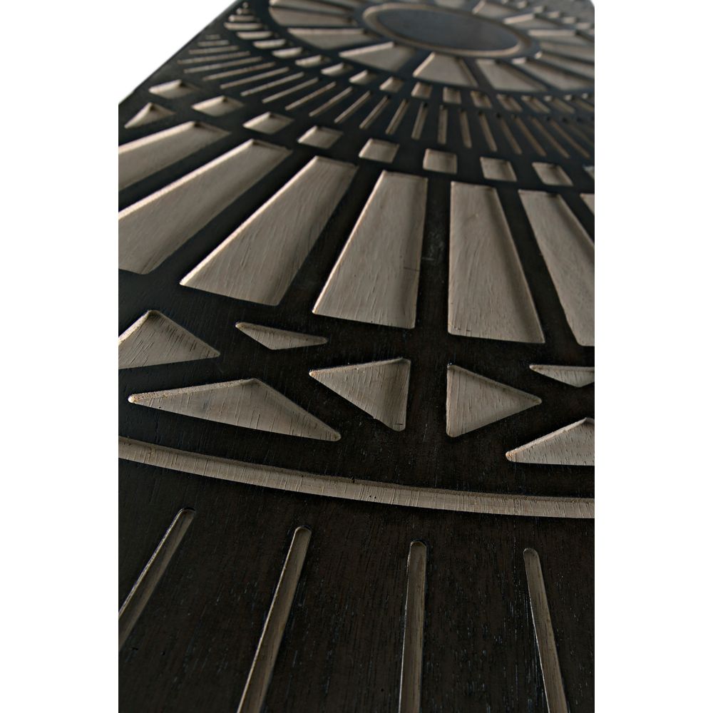Tutankhamun Console, Ebony Walnut by NOIR