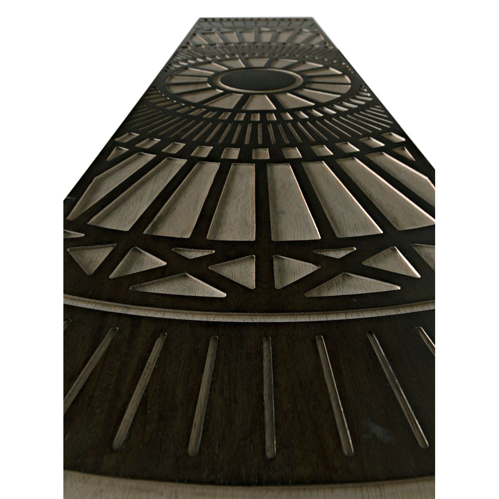 Tutankhamun Console, Ebony Walnut by NOIR